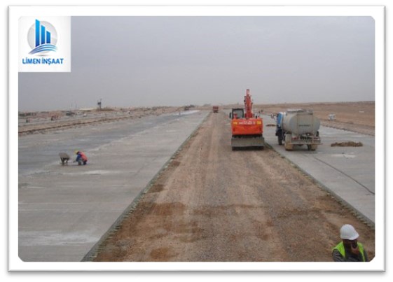 APRON TAXI ROAD AND RUNWAY CONCRETE COATING KABİL